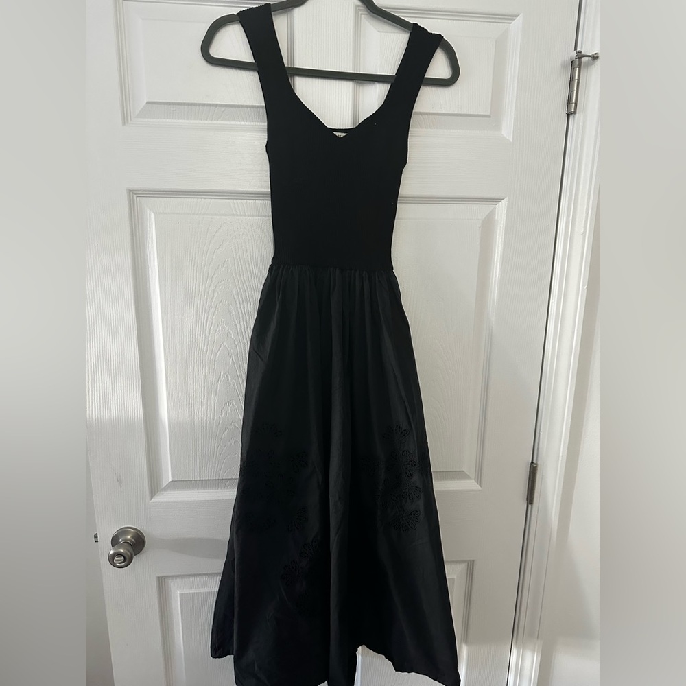 Moon River Black Strapless Dress